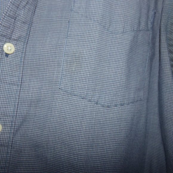 David Taylor long sleeved‎ button down collar shirt size M Excellent Blue gray - Picture 2 of 5